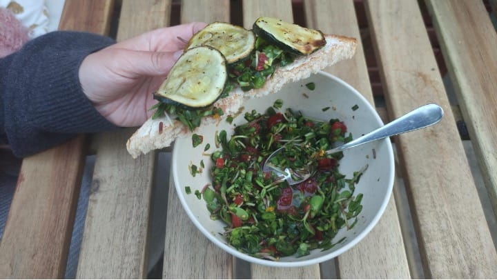 Grillrezepte mit Microgreens